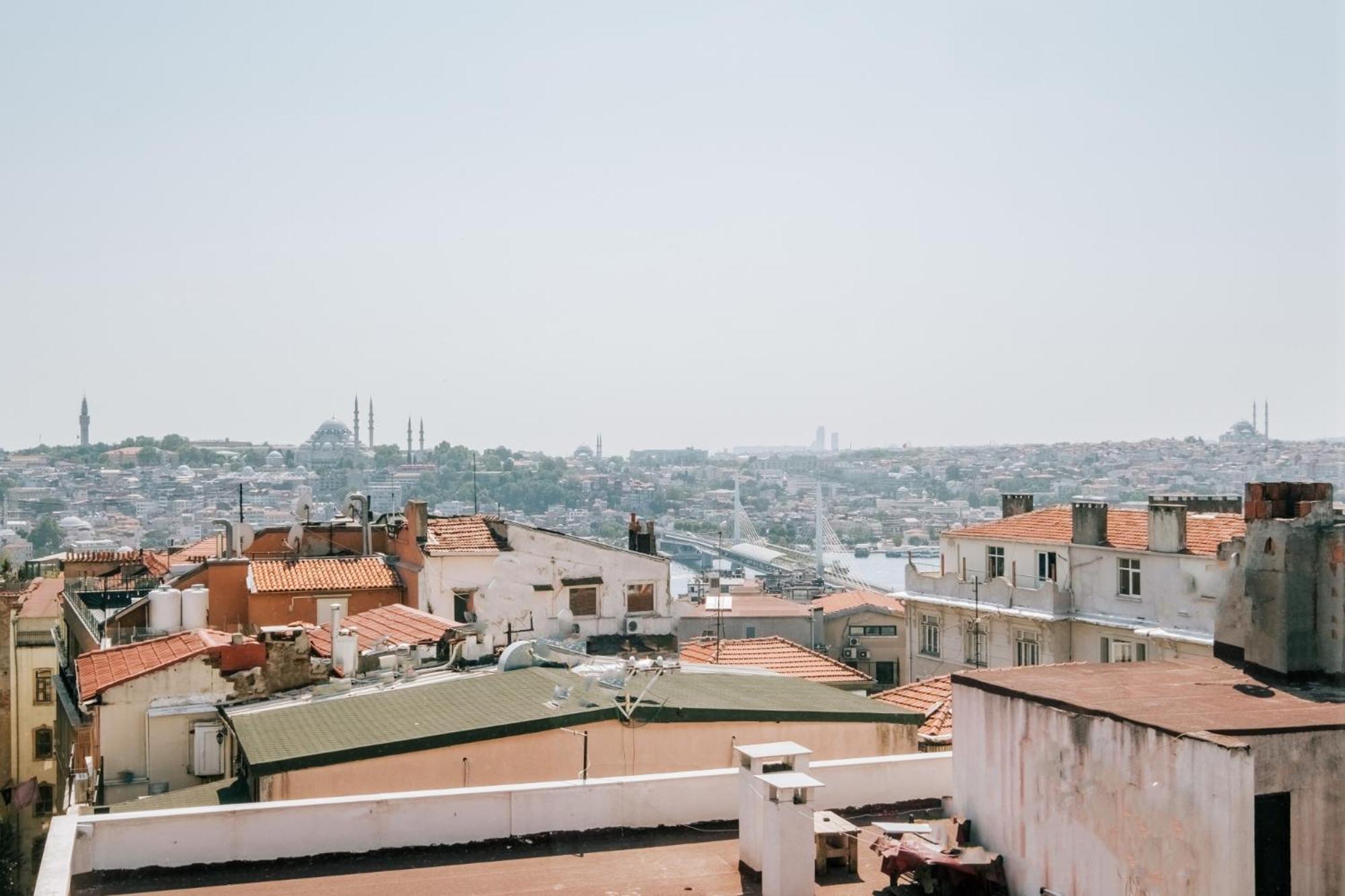 Flat W City View Near Galata Tower In Istiklal Ave Istambul Exterior foto